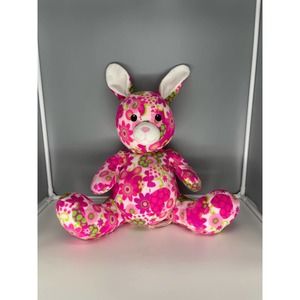 Melissa and Doug Beeposh April Bunny Pink  Flowers Stuffed Animal Plush #7165